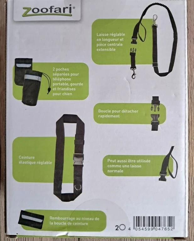 Joggingriem voor hond tot 35 KG - Zoofari – photo 3